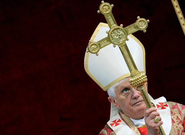 Papst Benedikt XVI. habe nicht von den...liamsons gewusst, heit es im Vatikan.  | Foto: dpa