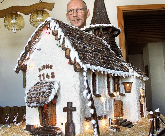 Joy Driessen und seine Oswaldkapelle.   | Foto: peter stellmach