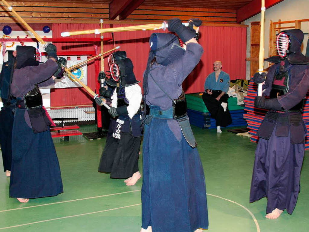 Die hohe Fechtkunst der Samurai, Kendo, war nicht nur etwas zum Bestaunen.