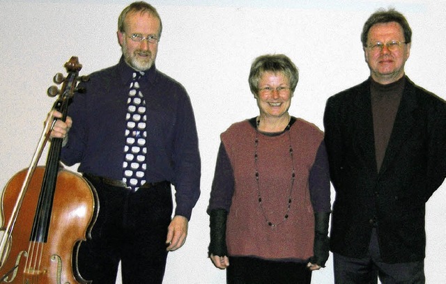 Martin Angel (von links), Regine Weiss... in Ibach fr den herzlichen Applaus.   | Foto: Albert Liertz