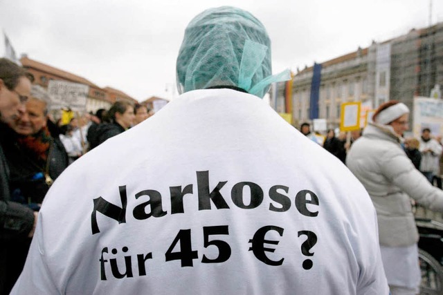 Mehr Geld fr ihre Arbeit: rzteproteste im Januar in Bayern  | Foto: dpa