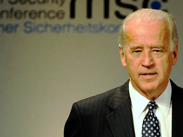 Klare Worte bei der Mnchner Sicherheitskonferenz: US-Vizeprsident Joe Biden.  | Foto: ddp