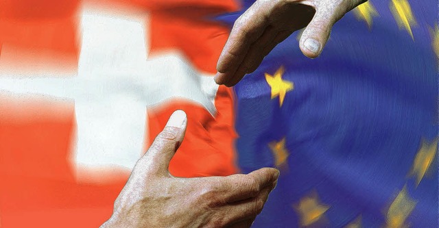 Die Schweiz arbeitet bei der Personenf...it weiterhin mit der EU Hand in Hand.   | Foto: Ex-press