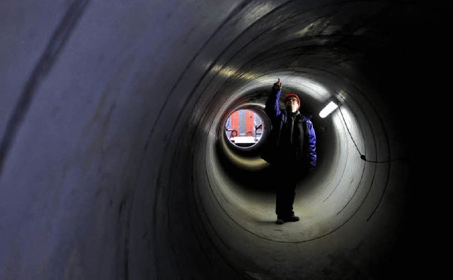 Der neue Tunnel, der derzeit entsteht,...s der Stefan-Meier-Strae verbessern.   | Foto: Ingo SChneider