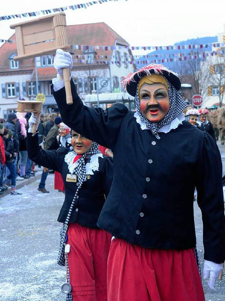 Der Umzug in Friesenheim