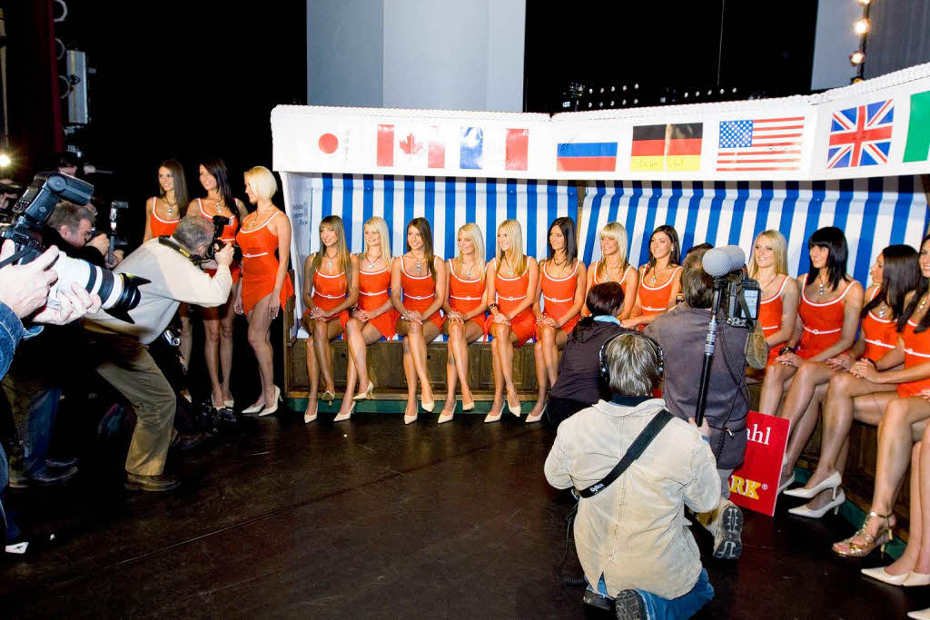 Vorstellung der Kandidatinnen zur Miss Germany Wahl 2009.