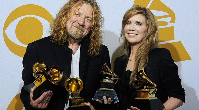 Fr den fnften Grammy hatten sie kein... frei: Robert Plant und Alison Krauss   | Foto: afp