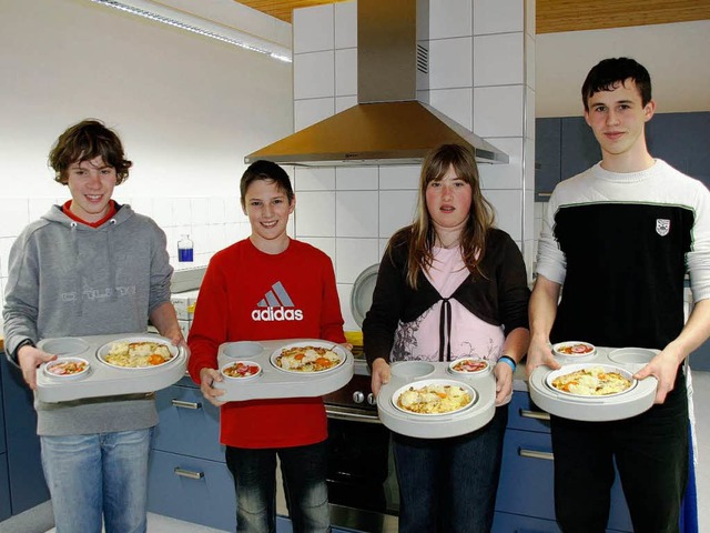 Den Schlern in Grafenhausen schmeckt ...der Schlchttal-Schule in Grafenhausen  | Foto: Wilfried Dieckmann