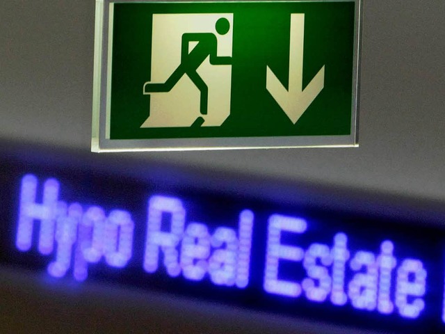 Die Hypo Real Estate bekommt noch mal 10 Milliarden.  | Foto: dpa