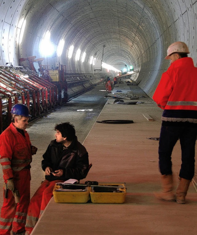 Whrend der Ausbau des Katzenbergtunne...ndung an die Rheintalbahn gestritten.   | Foto: Langelott