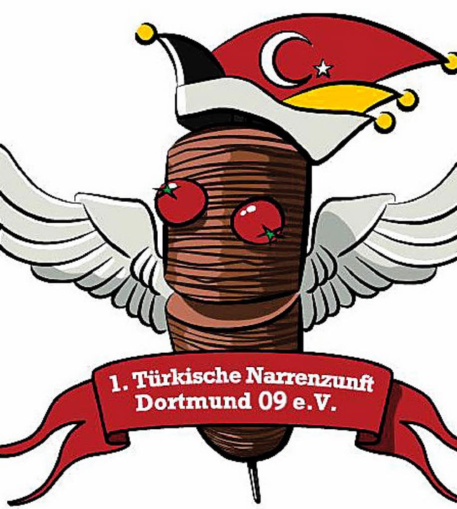 Das offizielle Logo der trkischen Narrenzunft.   | Foto: dpa