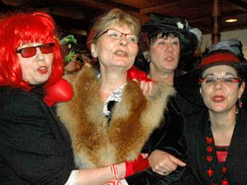 Hoch her ging es beim Wiiberklatsch in der Hoch her ging es beim Wiiberklatsch in der