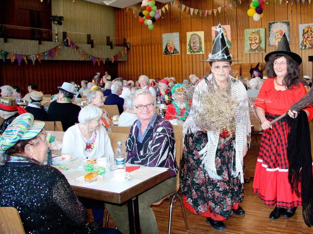 Viele Besucher kamen zum nrrischen Altennachmittag in Grenzach.  | Foto: Weber-Kroker