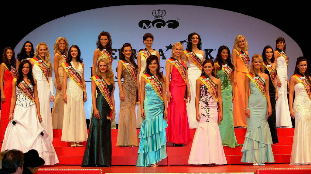 Teilnehmerinnen der Wahl zur "Miss Germany 2007".