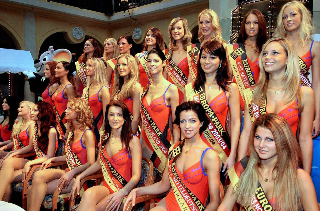 Die Kandidatinnen von Miss Germany 2004.