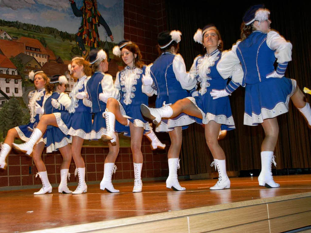 Die Galgenvgel prsentierten dem nrrischen Volk beim Zunftabend in der Schwarzwaldhalle in Grafenhausen ein kurzweiliges, spritzig-witziges Bhnenprogramm