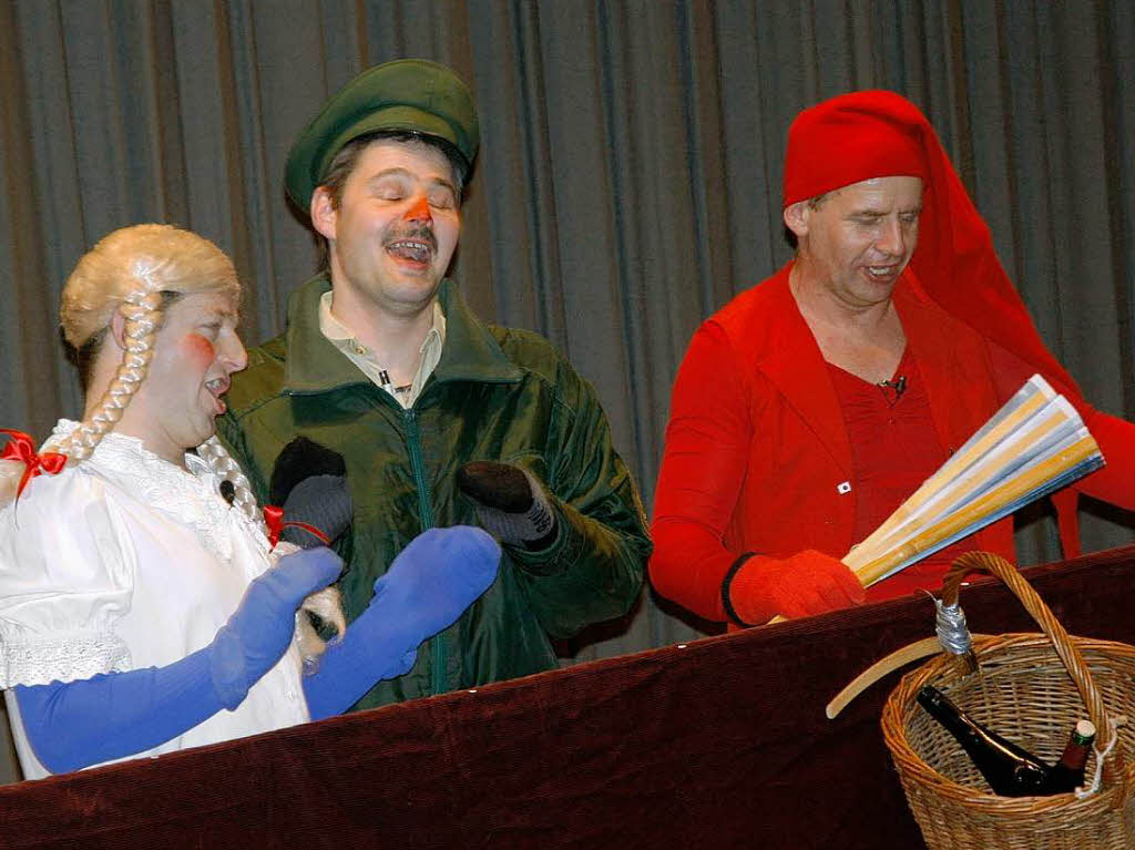 Die Galgenvgel prsentierten dem nrrischen Volk beim Zunftabend in der Schwarzwaldhalle in Grafenhausen ein kurzweiliges, spritzig-witziges Bhnenprogramm