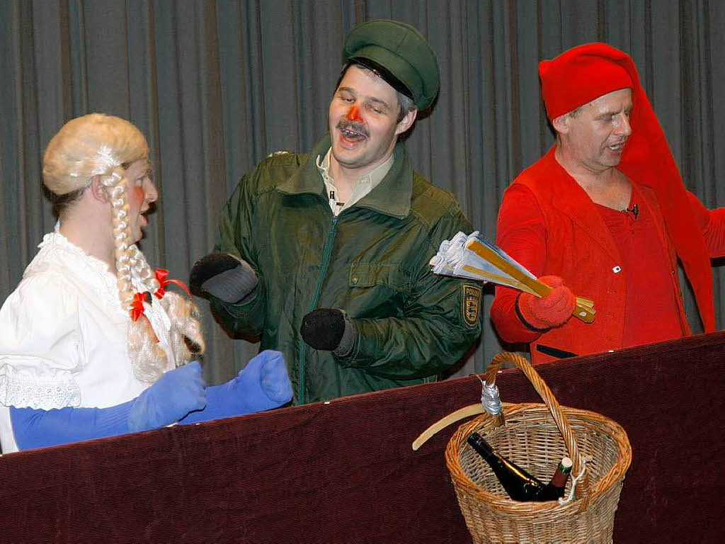 Die Galgenvgel prsentierten dem nrrischen Volk beim Zunftabend in der Schwarzwaldhalle in Grafenhausen ein kurzweiliges, spritzig-witziges Bhnenprogramm