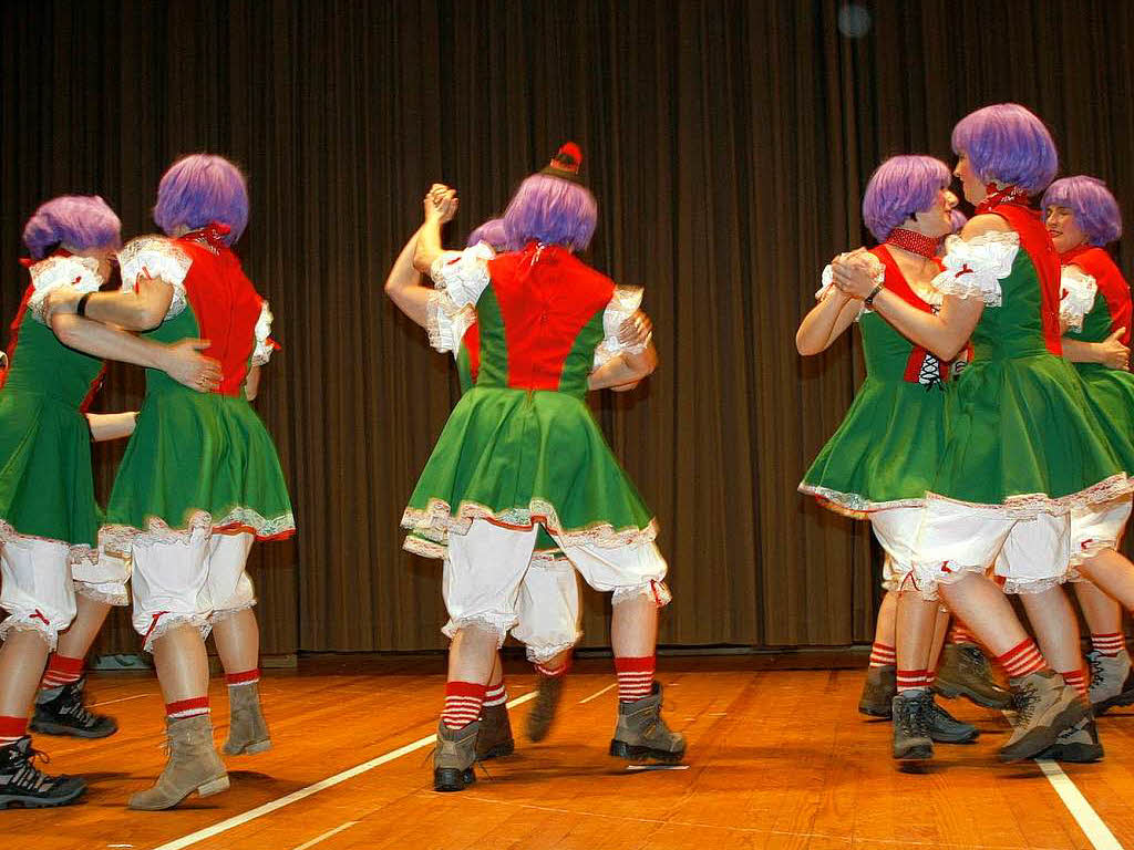 Die Galgenvgel prsentierten dem nrrischen Volk beim Zunftabend in der Schwarzwaldhalle in Grafenhausen ein kurzweiliges, spritzig-witziges Bhnenprogramm