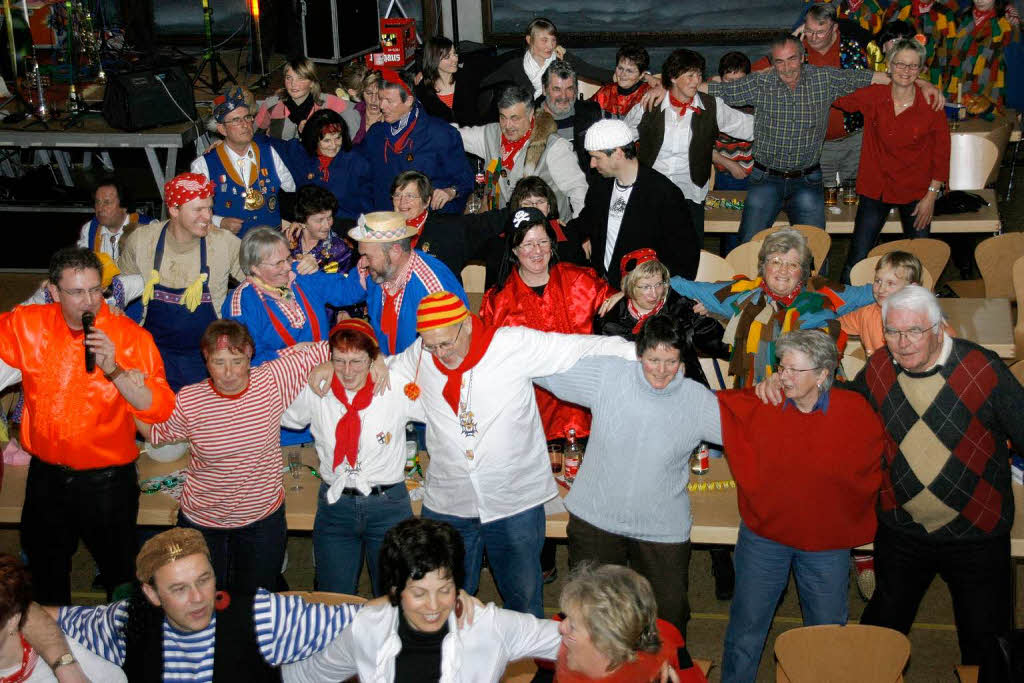 Die Galgenvgel prsentierten dem nrrischen Volk beim Zunftabend in der Schwarzwaldhalle in Grafenhausen ein kurzweiliges, spritzig-witziges Bhnenprogramm