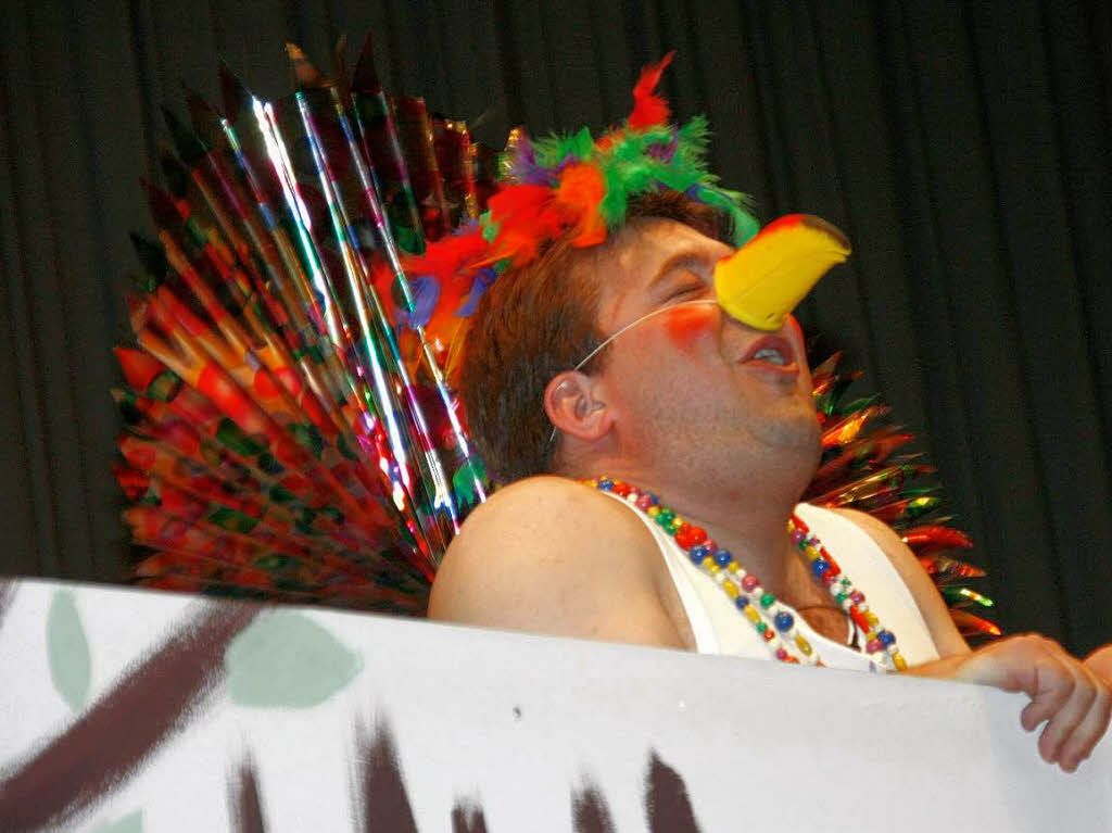 Die Galgenvgel prsentierten dem nrrischen Volk beim Zunftabend in der Schwarzwaldhalle in Grafenhausen ein kurzweiliges, spritzig-witziges Bhnenprogramm