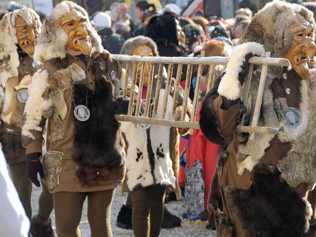 Impressionen vom Narrentreffen der Vereinigung Hochrheinischer Narrenznfte in Karsau