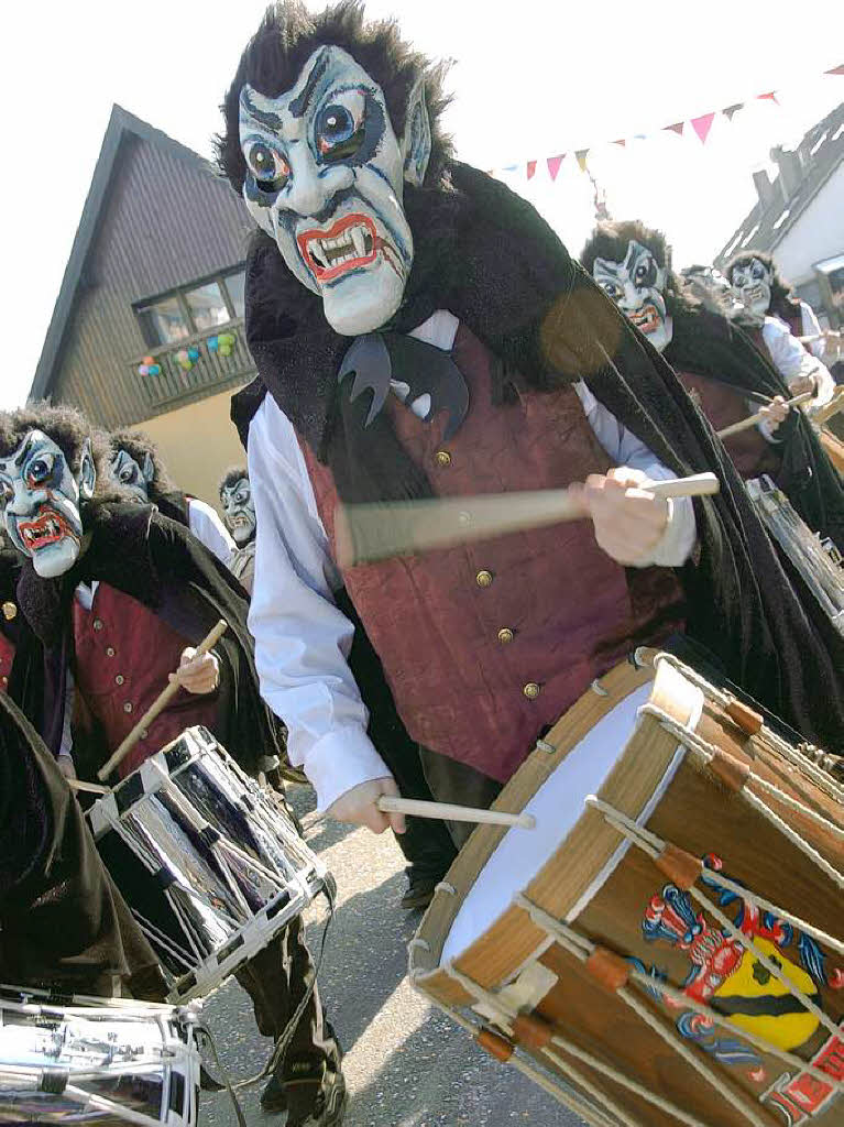 Impressionen vom Narrentreffen der Vereinigung Hochrheinischer Narrenznfte in Karsau