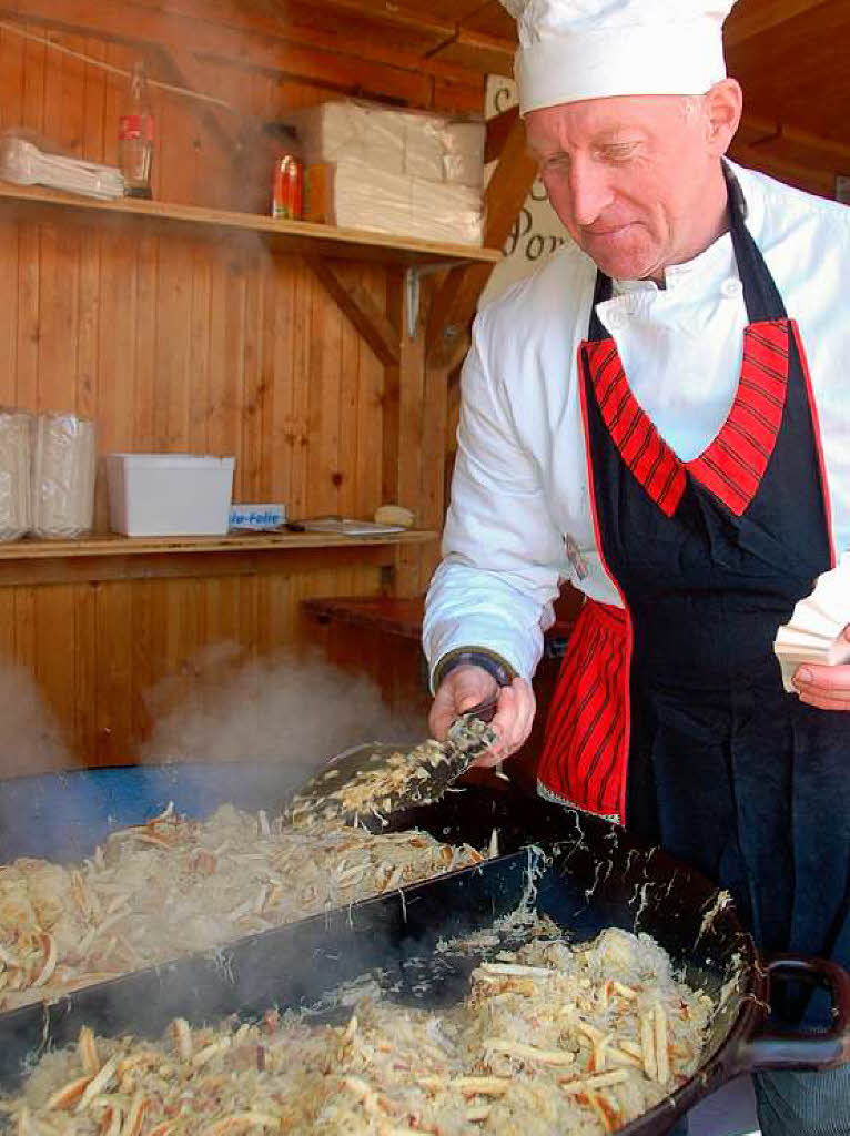 Zahlreiche Verpflegungsstnde sorgten dafr, dass keine hungern musste.