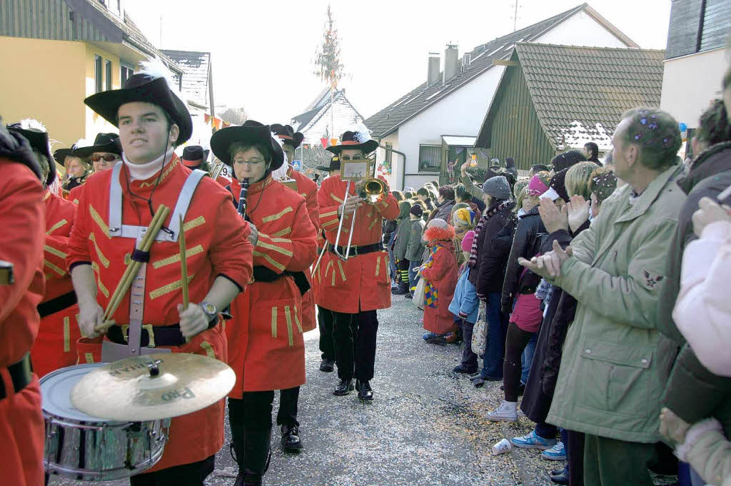 Impressionen vom Narrentreffen der Vereinigung Hochrheinischer Narrenznfte in Karsau
