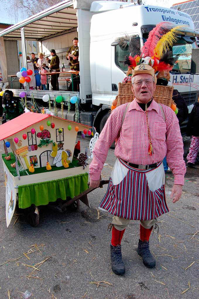 Skurriles Wgelchen lsst schon an Ostern denken.