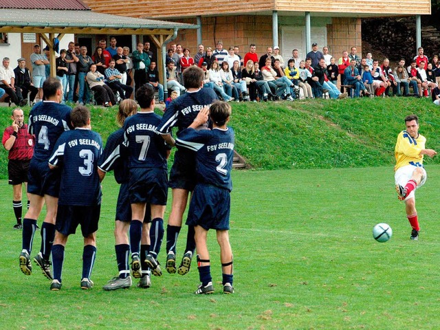 Der Platz des  SV Drlinbach  ist in einem schlechten Zustand.  | Foto: Werner Bader