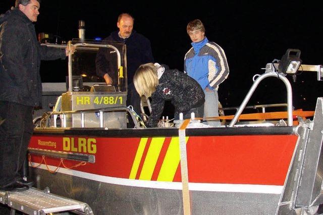 DLRG-Ortsgruppe freut sich ber neues Rettungsboot