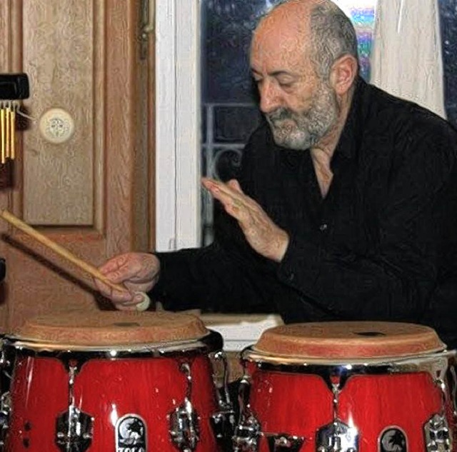 Tonio Gadea an den Congas.   | Foto: Bernstein