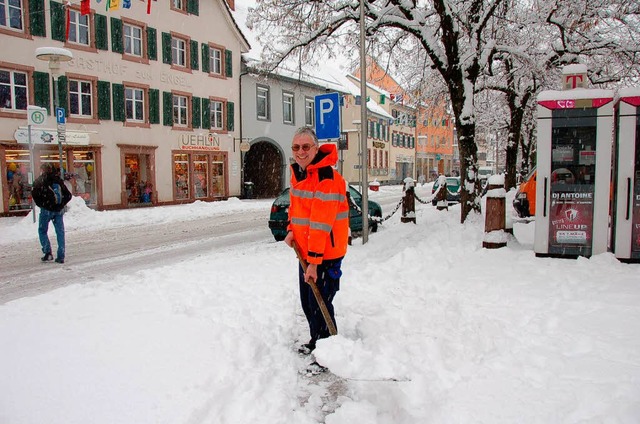 Schopfheim im Schnee.  | Foto: bz