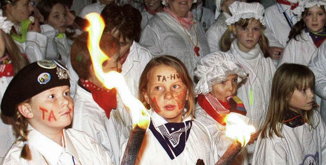 Das Fasnachtsfieber steckt den Zellern... Hemdglunki in den Narrenbann gezogen.  | Foto: Silke Hartenstein