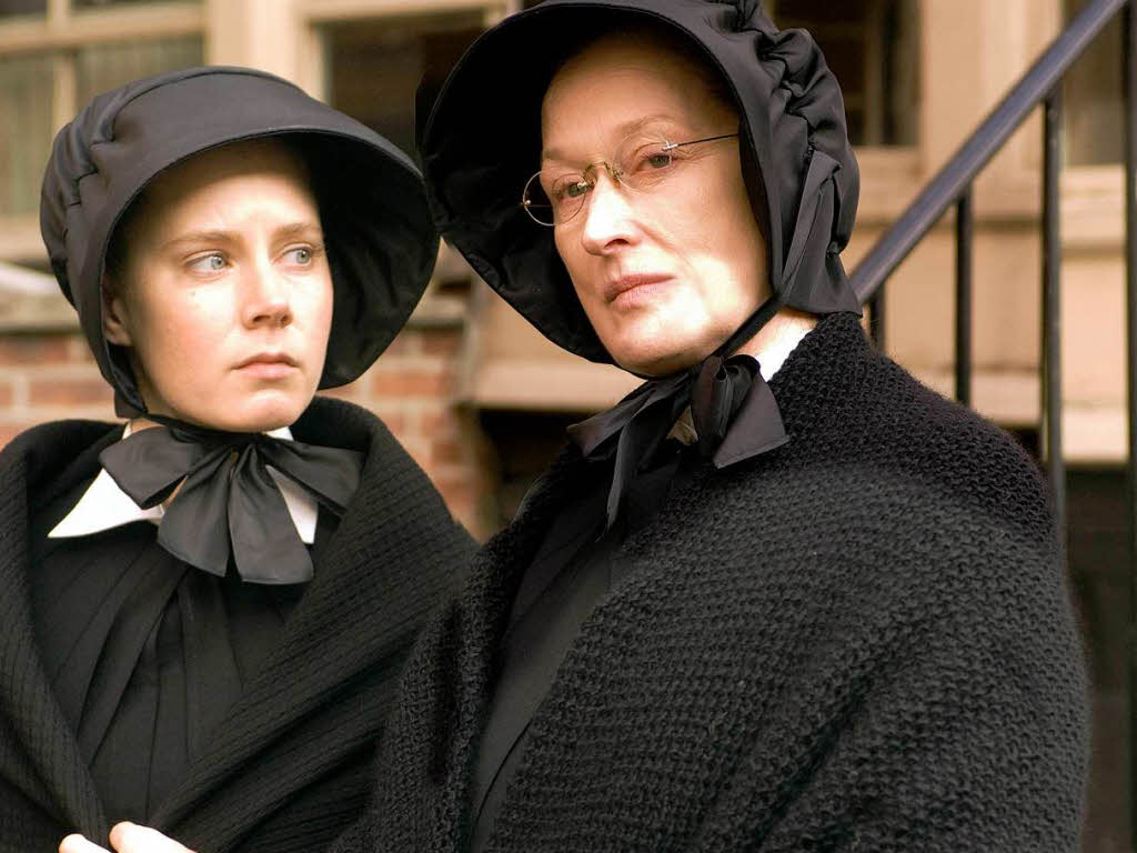 Nominiert als beste Hauptdarstellerin:  Meryl Streep (rechts) fr „Glaubensfrage“