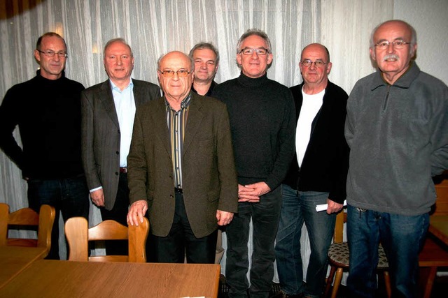 Vorstand des Frderkreises des  FC Steinen-Hllstein  | Foto: Heiner Fabry