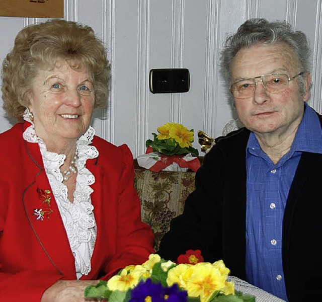 Feiern goldene Hochzeit: Paul und Ursula Rombach.  | Foto: Roland Vitt