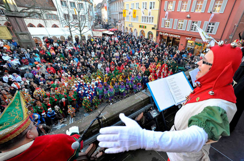 Die Narren haben die Macht in Freiburg bernommen