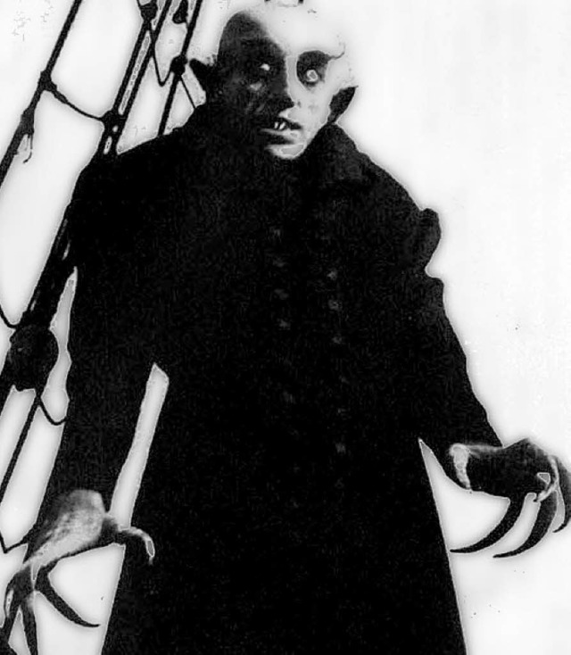 Der Vampir als Ungeheuer: im Stummfilm &#8222;Nosferatu&#8220;   | Foto: bz