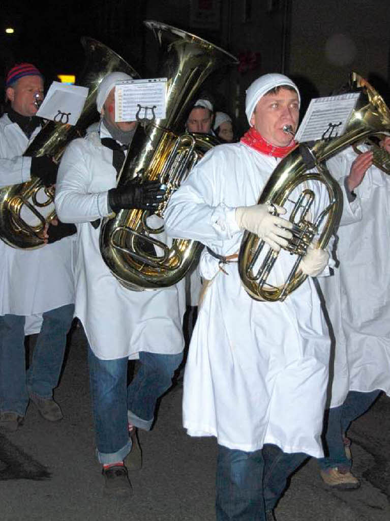 Ohne „Msik“ wie hier in Sasbach ist ein Umzug nichts.