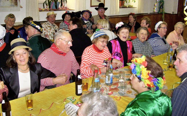 Beim Nrrischen Stammtisch des VdK ging&#8217;s lustig zu.   | Foto: Klaus Balzer