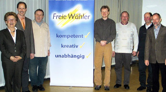 Die FW-Kandidaten fr den Ortschaftsra... Karl-Ernst Dreher, Thomas Waldhecker   | Foto: BZ