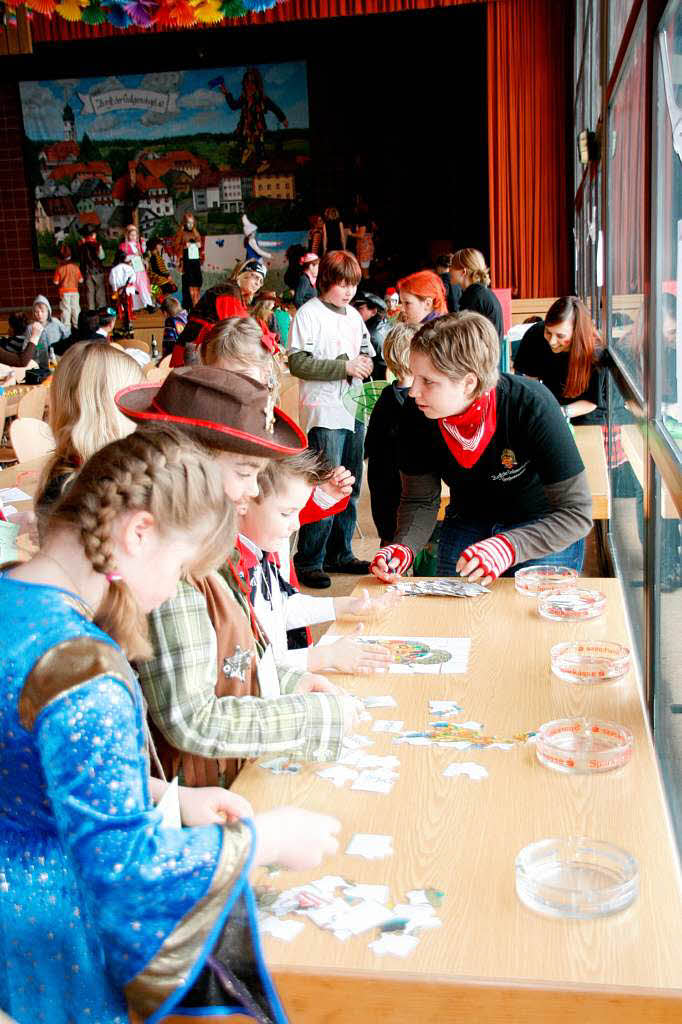 Kinderfasnet und Hemdglunkerumzug standen am Fasnetsamstag in Grafenhausen im Mittelpunkt der Narretei