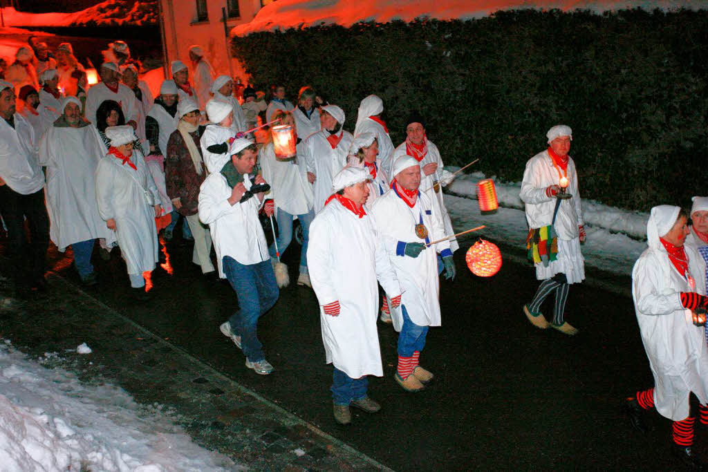 Kinderfasnet und Hemdglunkerumzug standen am Fasnetsamstag in Grafenhausen im Mittelpunkt der Narretei