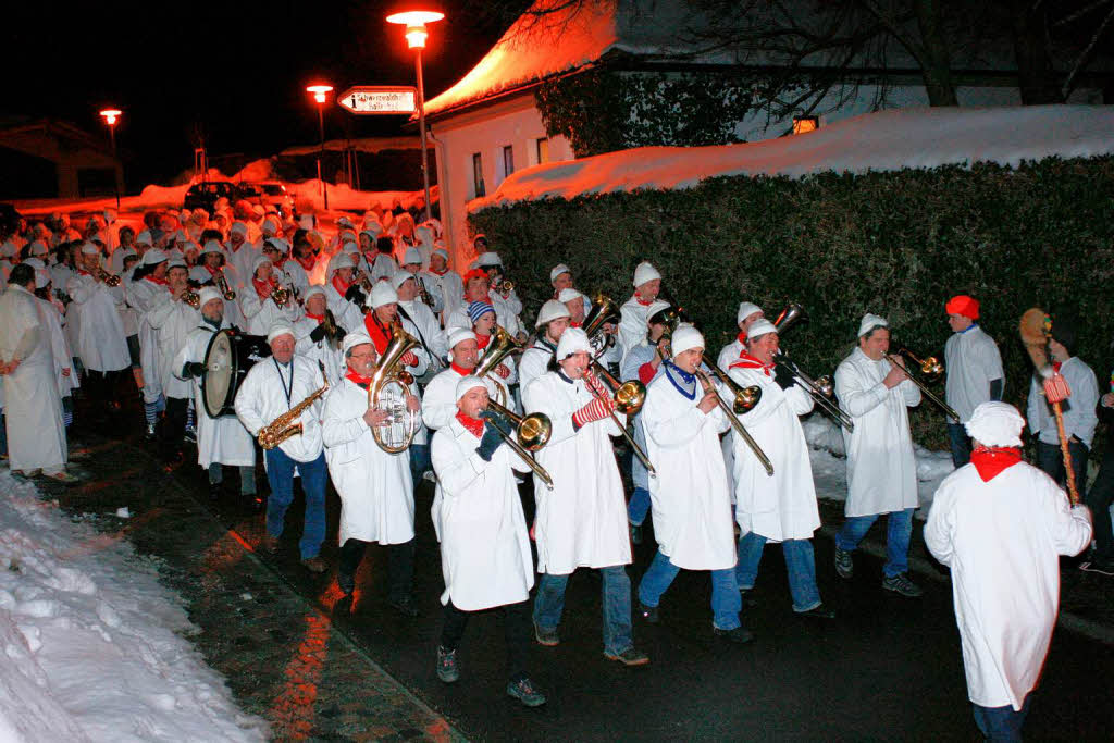 Kinderfasnet und Hemdglunkerumzug standen am Fasnetsamstag in Grafenhausen im Mittelpunkt der Narretei
