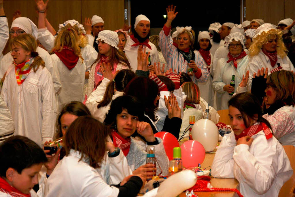 Kinderfasnet und Hemdglunkerumzug standen am Fasnetsamstag in Grafenhausen im Mittelpunkt der Narretei