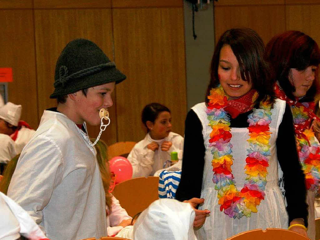 Kinderfasnet und Hemdglunkerumzug standen am Fasnetsamstag in Grafenhausen im Mittelpunkt der Narretei