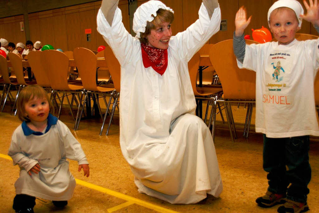 Kinderfasnet und Hemdglunkerumzug standen am Fasnetsamstag in Grafenhausen im Mittelpunkt der Narretei