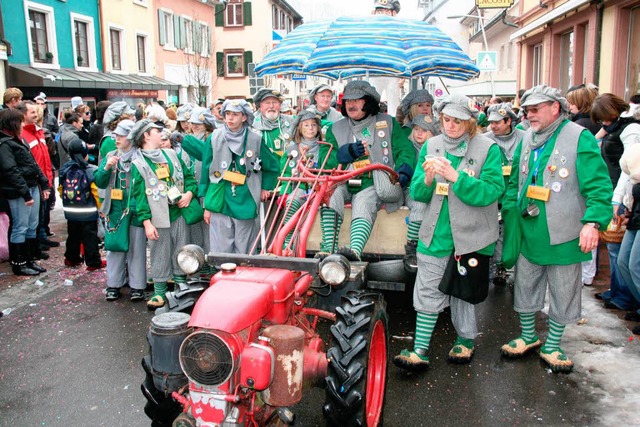 Mit Hchtsgeschwindigkeit in die restl...tage: Die &#8222;Brezele Buebe&#8220;.  | Foto: Michael raab